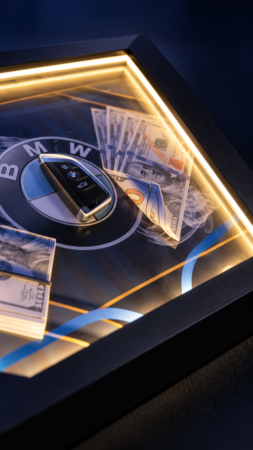 BMW “Trust the Process” LED Frame